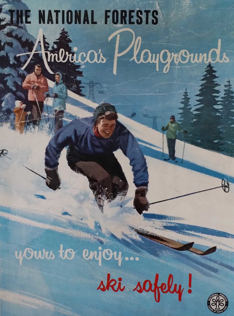 USFS Ski Poster